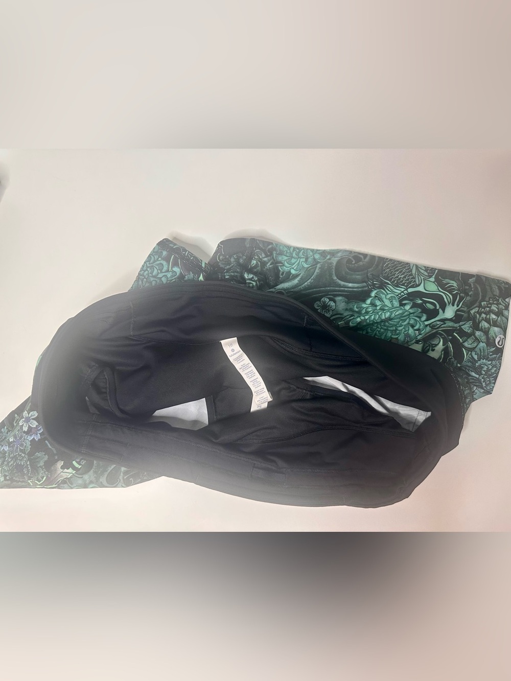 🦄 RARE Lululemon Floral Racerback Bra & Speed Up Shorts Set Sz 12/10 Collectors - Picture 11 of 14